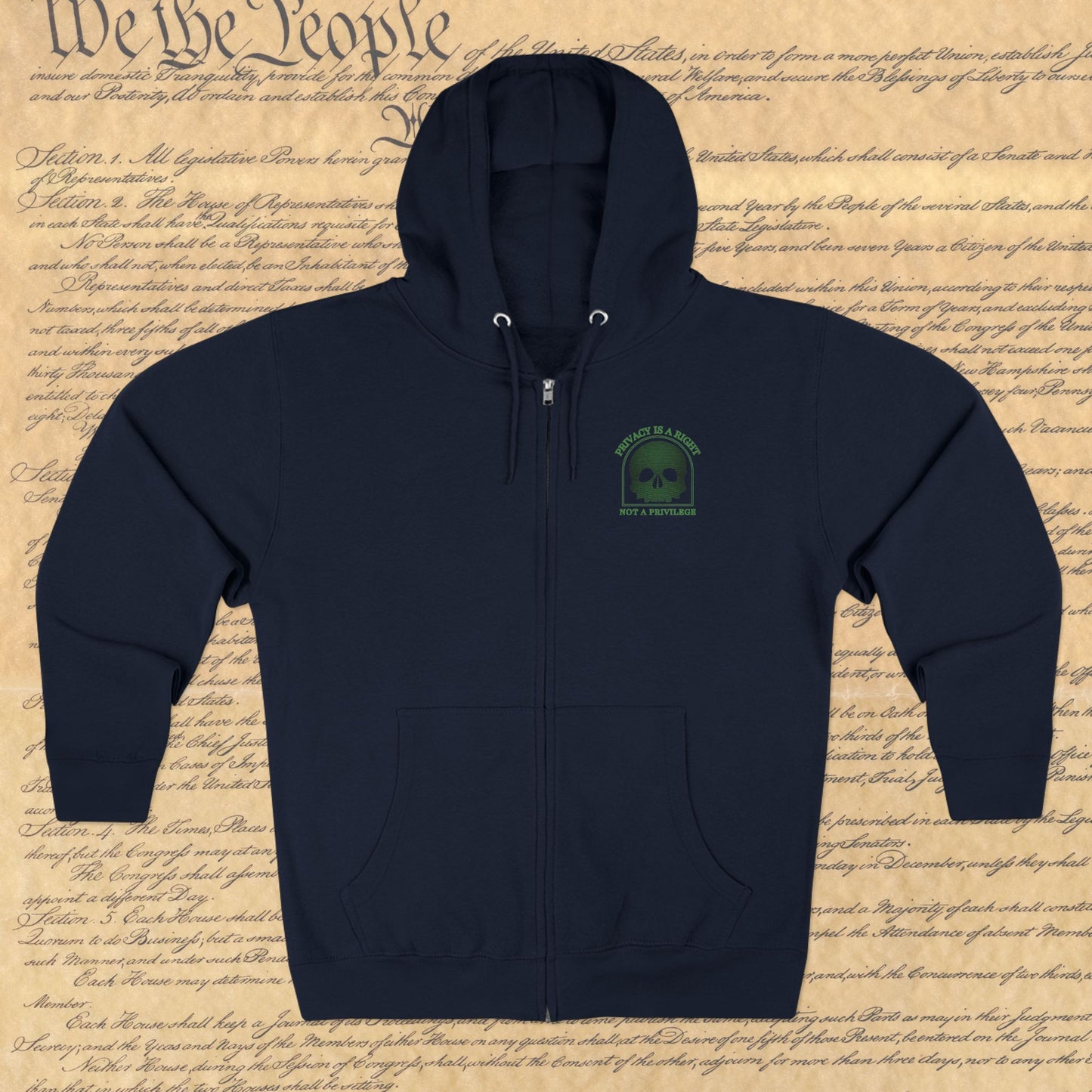Free Our Data - Unisex Zip Hoodie