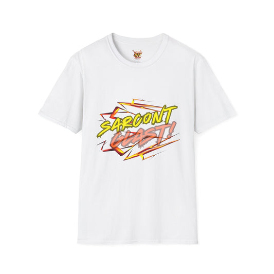 Sarcont Glast T-Shirt — AI Text Retro Comic Graphic Tee