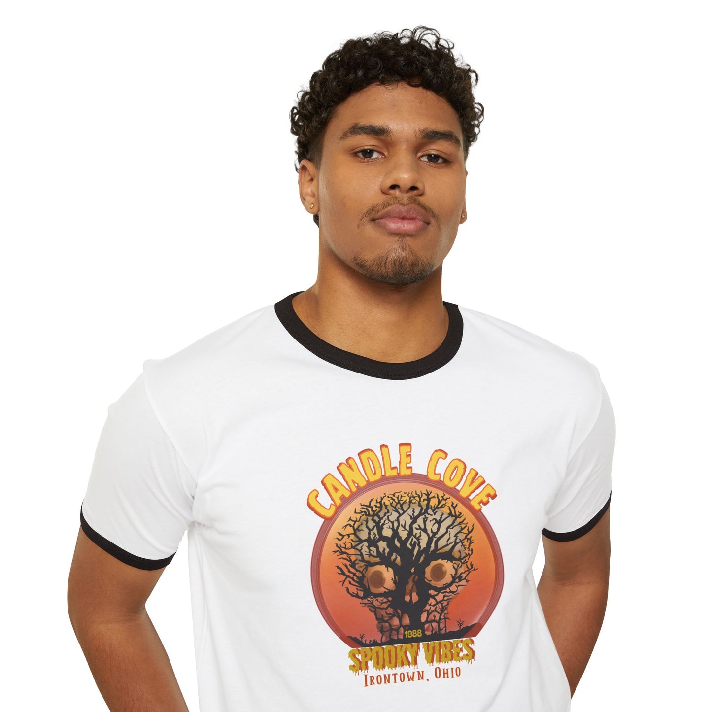 Candle Cove Skull Vibes Ringer T-Shirt