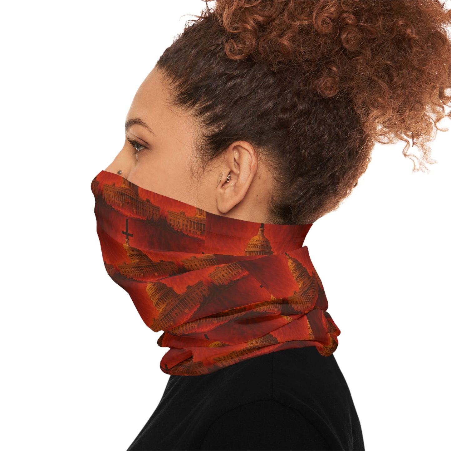 Let It Fucking Burn! Lightweight Face Covering Neck Gaiter