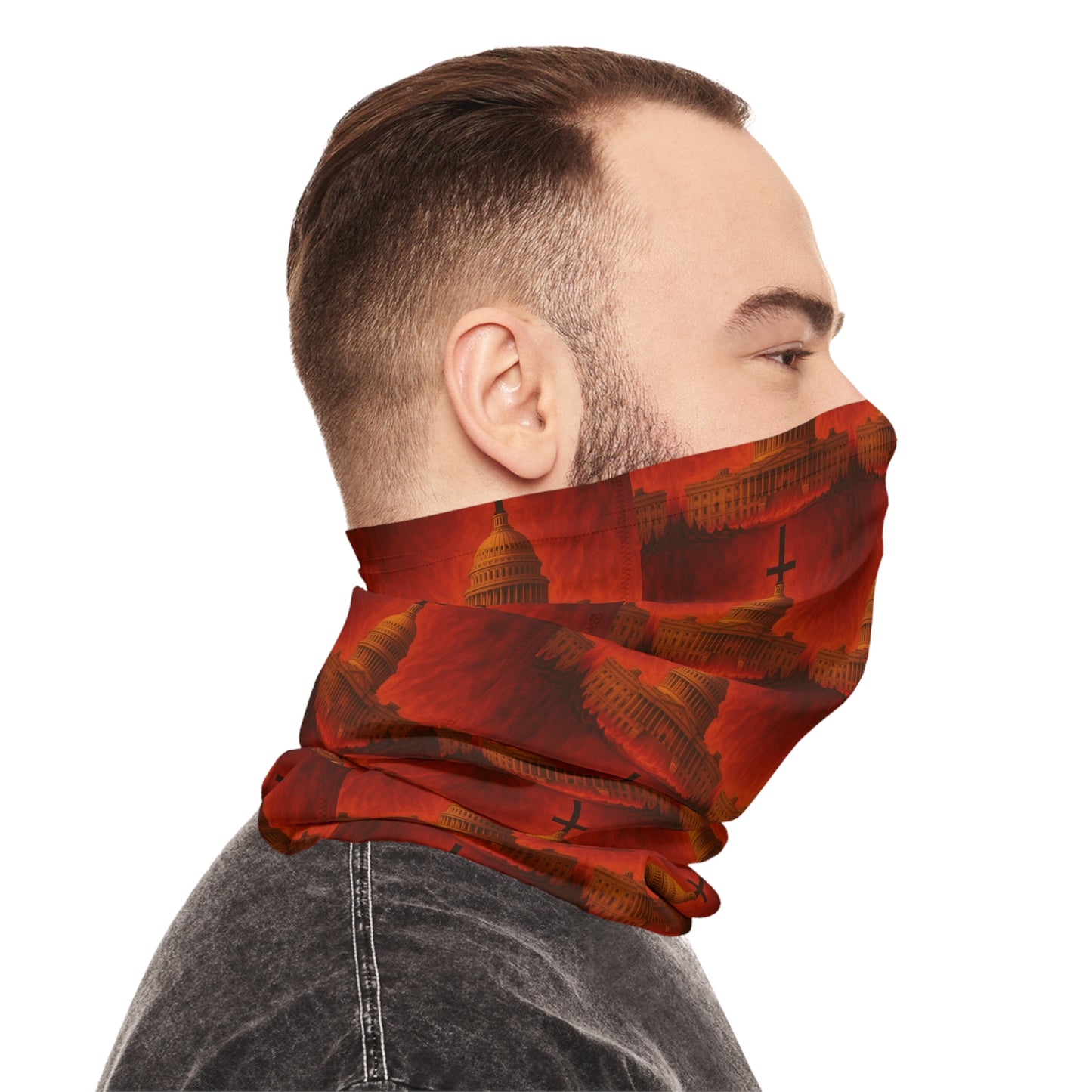 Let It Fucking Burn! Lightweight Face Covering Neck Gaiter