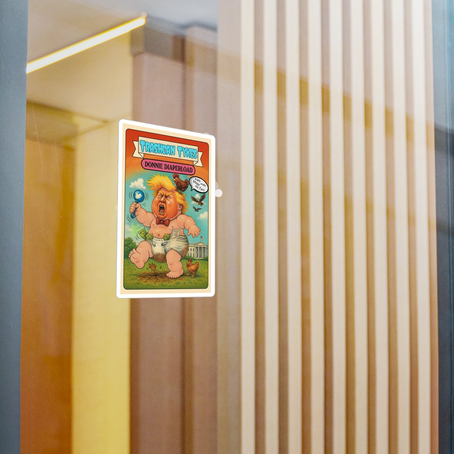 Trashcan Tykes Donnie Diaperload - Sticker