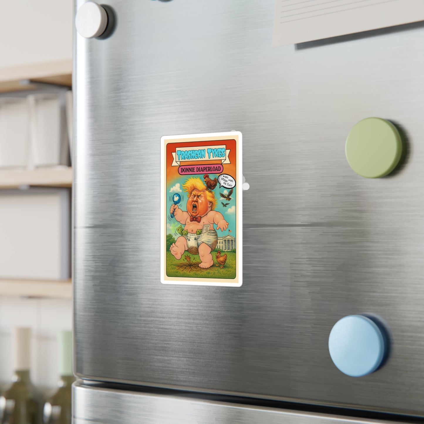 Trashcan Tykes Donnie Diaperload - Sticker