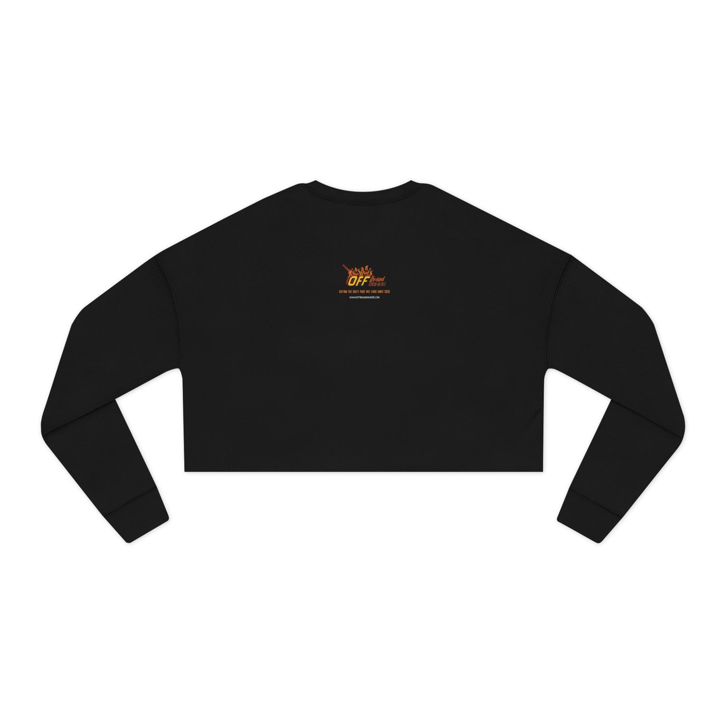 Cropped Sweatshirt WWMRD  — Vintage Mister Rogers Portrait Graphic
