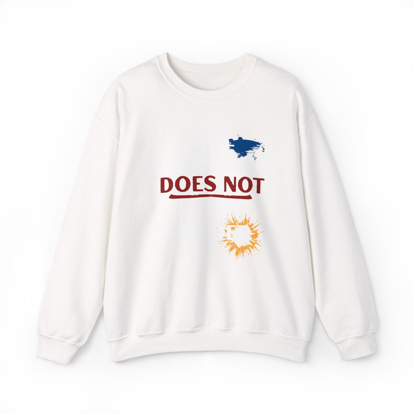 Sweatshirt Noncompliance DOES NOT Justify Murder Crewneck Sweatshirt Quote Graphic Pullover
