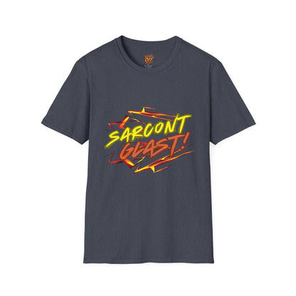 Sarcont Glast T-Shirt — AI Text Retro Comic Graphic Tee