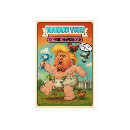 Trashcan Tykes Donnie Diaperload - Sticker