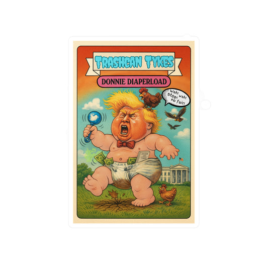 Trashcan Tykes Donnie Diaperload - Sticker