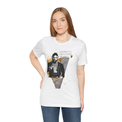 Chains are for fashion — Retro Hip-Hop Portrait T-Shirt
