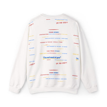 Sweatshirt Noncompliance DOES NOT Justify Murder Crewneck Sweatshirt Quote Graphic Pullover