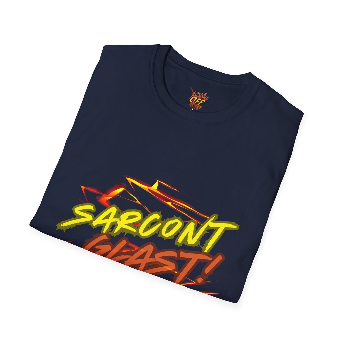 Sarcont Glast T-Shirt — AI Text Retro Comic Graphic Tee