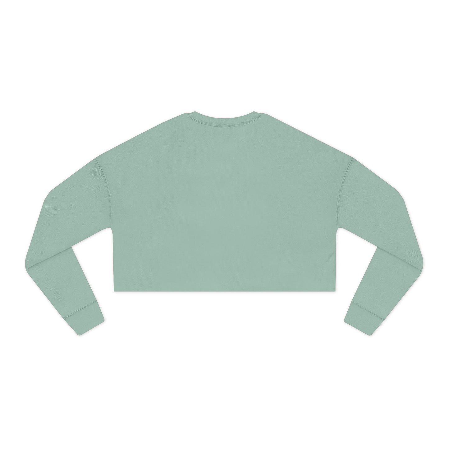 Cropped Sweatshirt  "Victim of the Attention Economy" Retro Script Crop Top