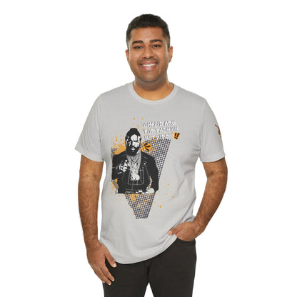 Chains are for fashion  not kid  Mr T Wisdom Retro Hip-Hop Pop Art Zine Style Portrait T-Shirt