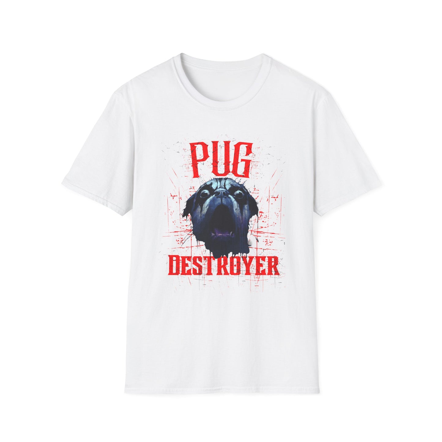 Pug Destroyer T-Shirt — Funny Pug Dog Graphic Tee for Pet Lovers