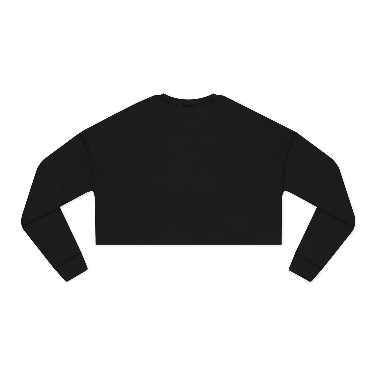 Cropped Sweatshirt  "Victim of the Attention Economy" Retro Script Crop Top