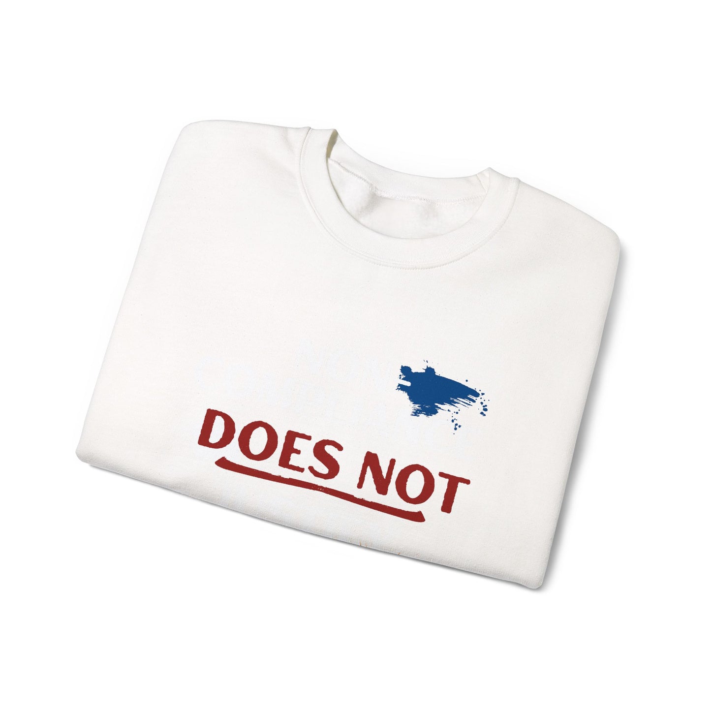 Sweatshirt Noncompliance DOES NOT Justify Murder Crewneck Sweatshirt Quote Graphic Pullover