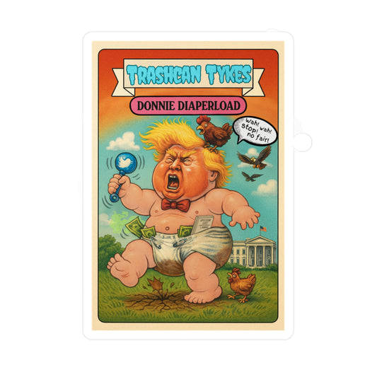 Trashcan Tykes Donnie Diaperload - Sticker