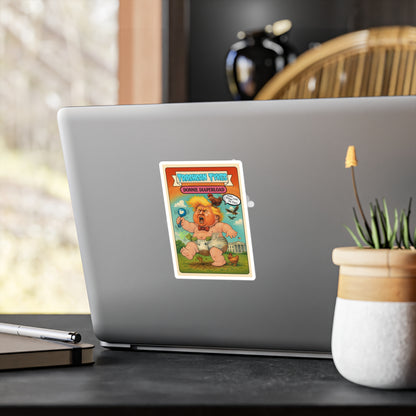 Trashcan Tykes Donnie Diaperload - Sticker