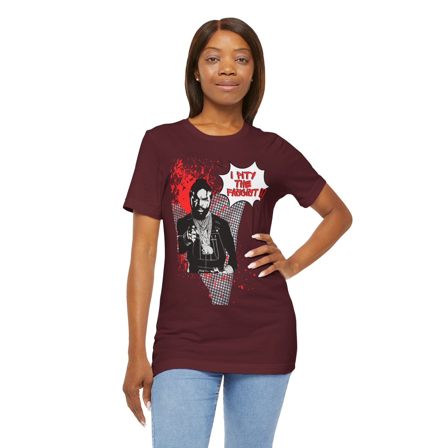 I Pity the Fascist! - Retro Punk Comic-Style Graphic Tee