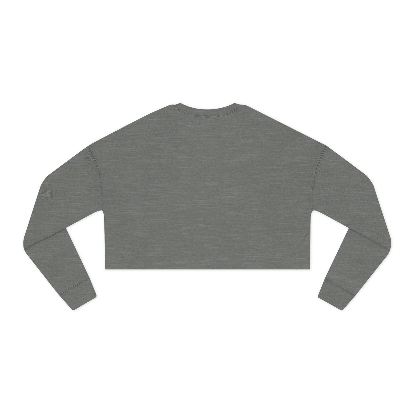 Cropped Sweatshirt  "Victim of the Attention Economy" Retro Script Crop Top